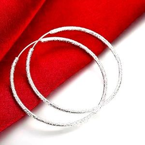 925 Sterling Silver Hoop Earrings